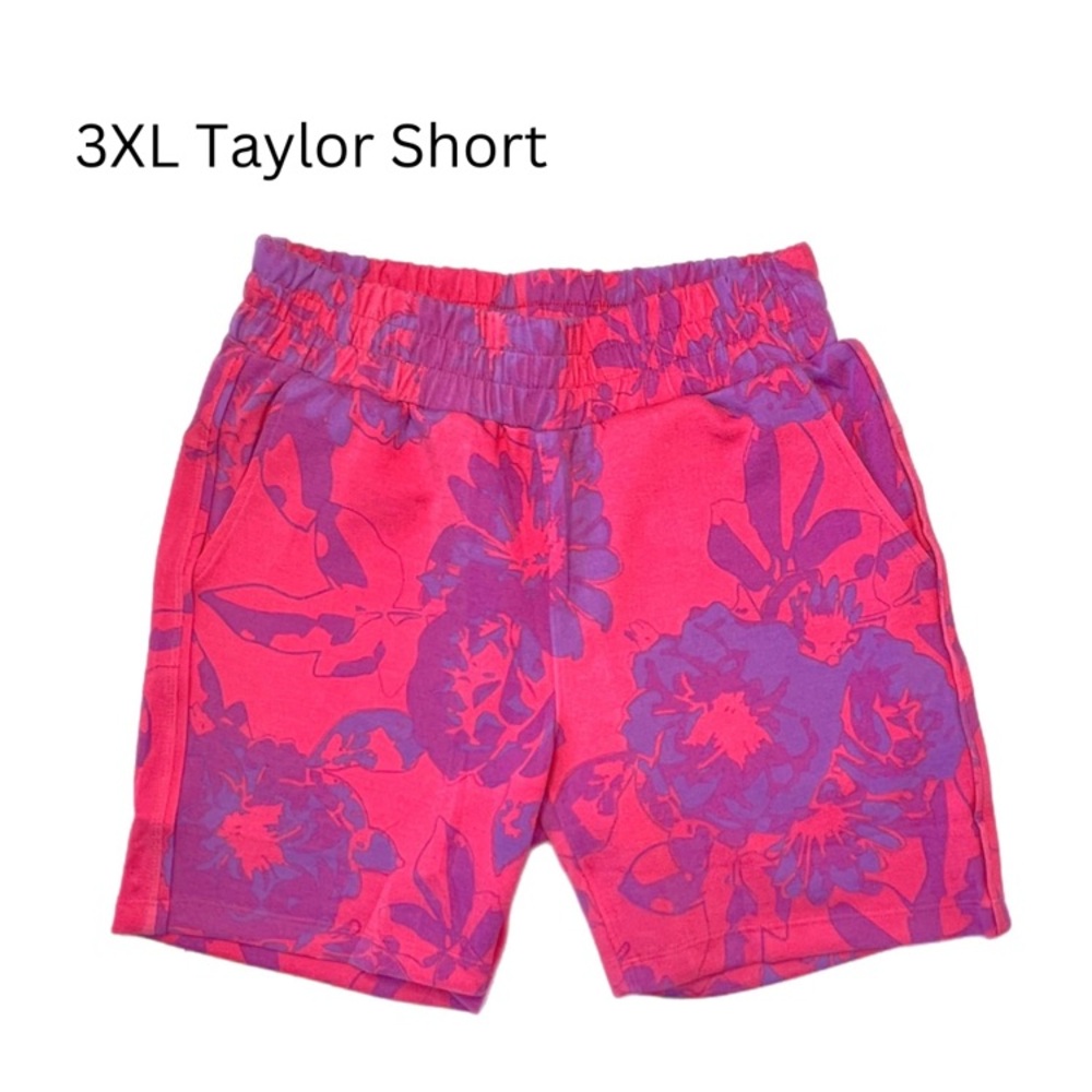 LuLaRoe Floral Shorts - Pink and Purple